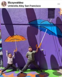 umbrella alley luinova-mural