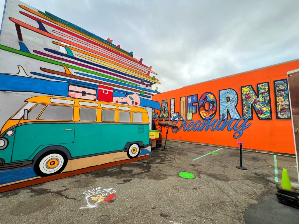 California Dreaming Mural at Umbrella Alley ver 2.0