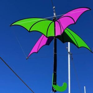 Sponsor spinning Umbrella Scuptures for Umbrella Alley