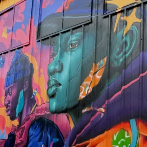 Matley Hurd Mural at Umbrella Alley Fishermans Wharf