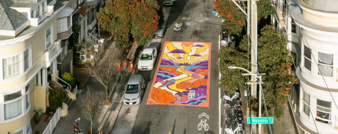 Page Street Mural by Matley Hurd (Photo by Masaki Omori)